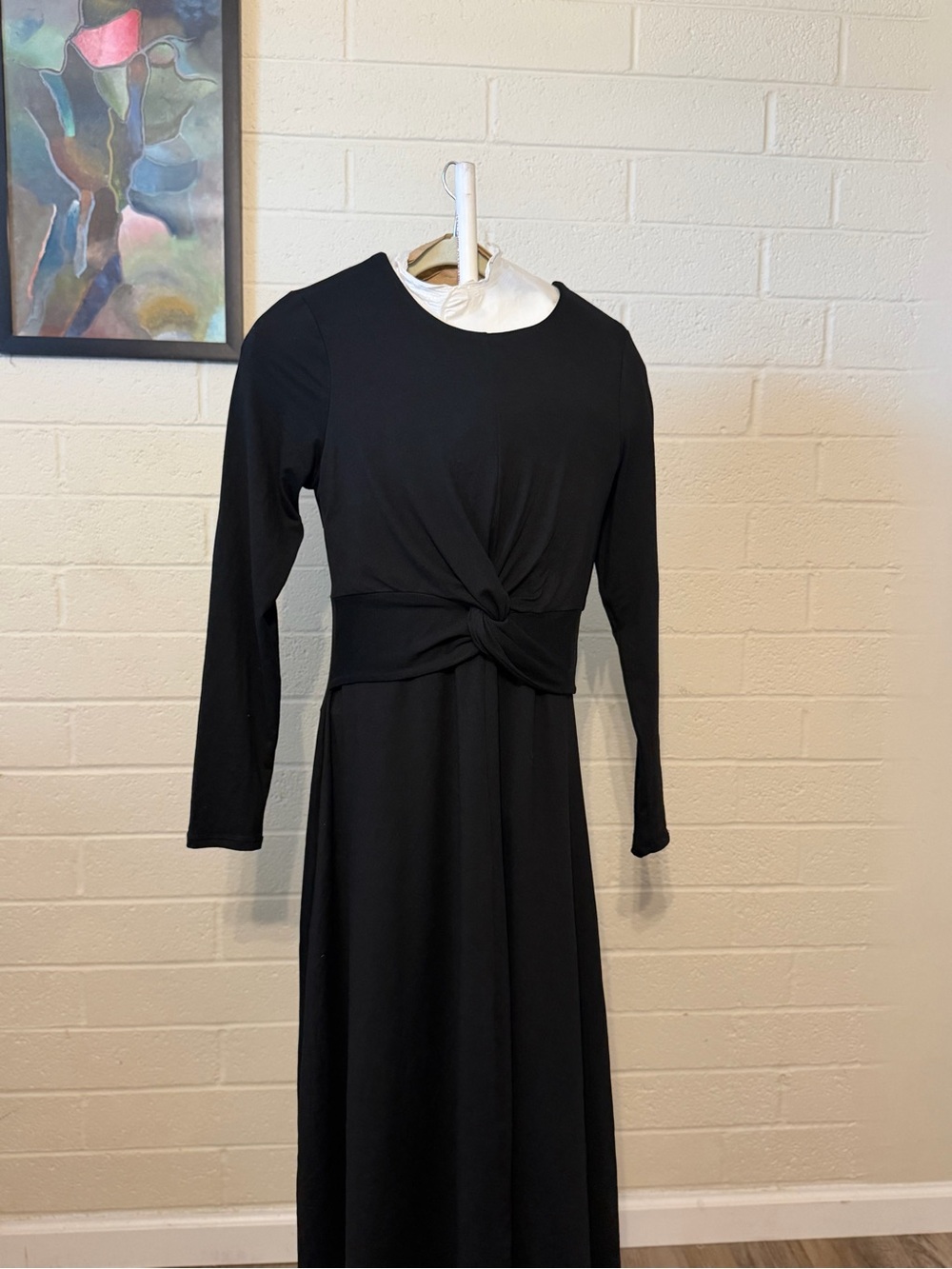 a new day Black Long-Sleeve Dress